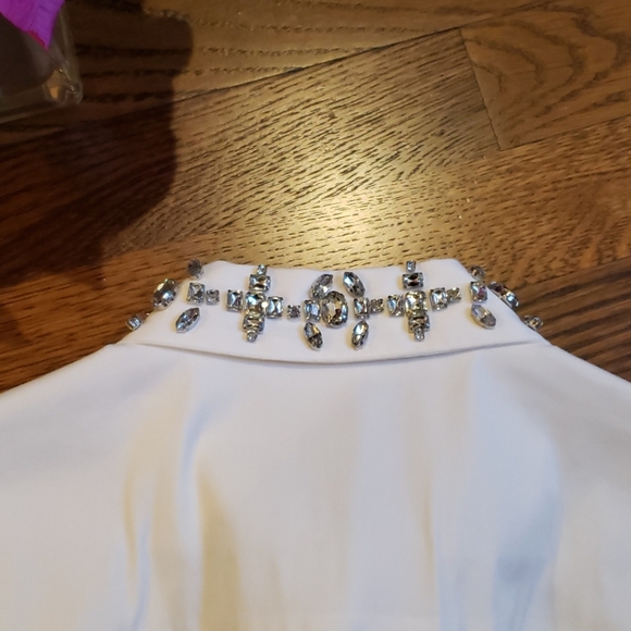 Ann Taylor Rhinestone Collar Size 0 - Picture 3 of 4